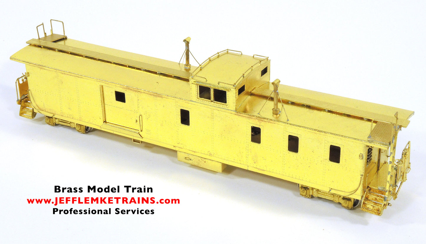 HO Scale Brass Overland Models OMI 1109 Great Northern Railway X-181 Caboose made by Ajin Precision of Korea 1980