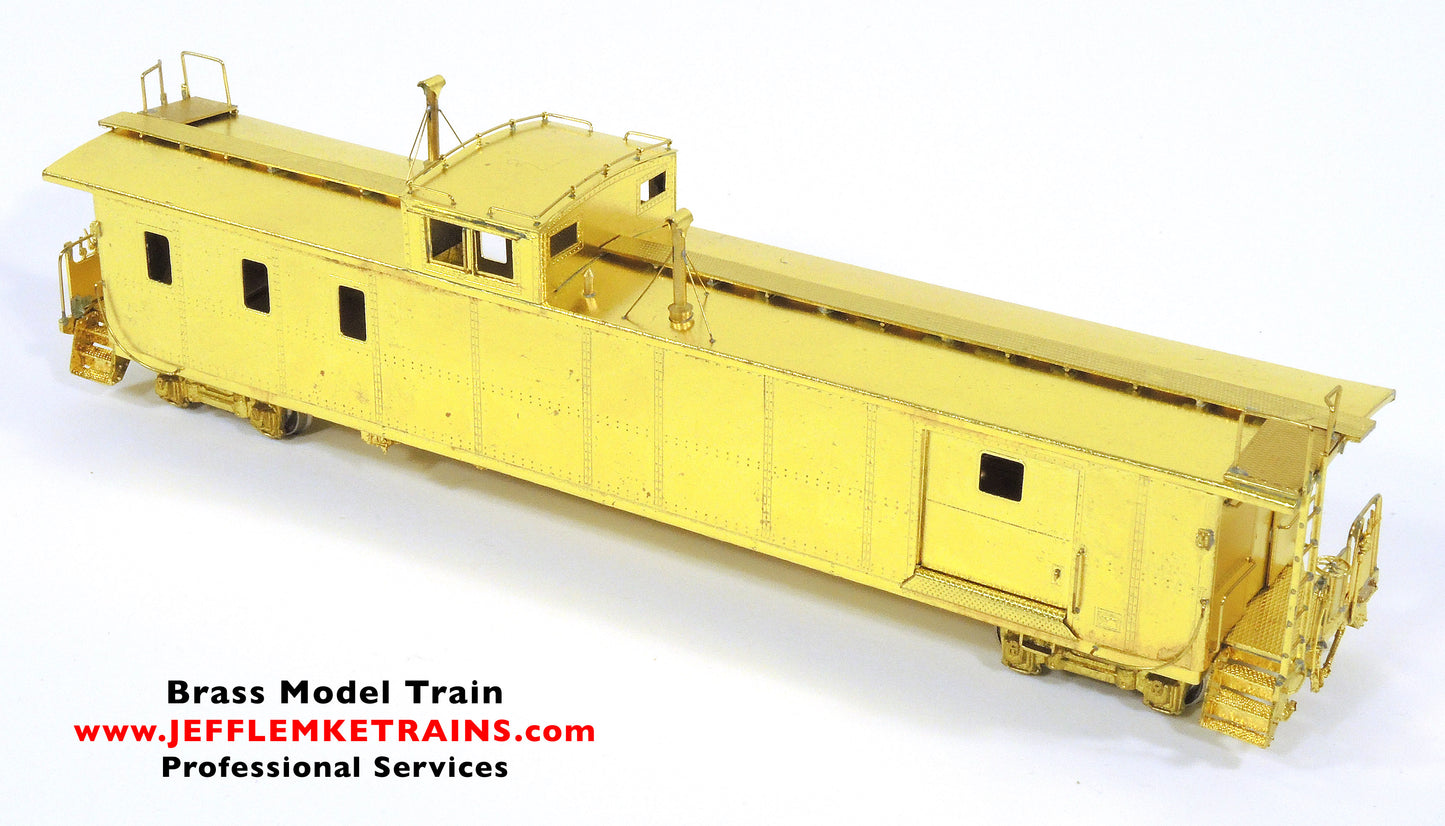 HO Scale Brass Overland Models OMI 1109 Great Northern Railway X-181 Caboose made by Ajin Precision of Korea 1980
