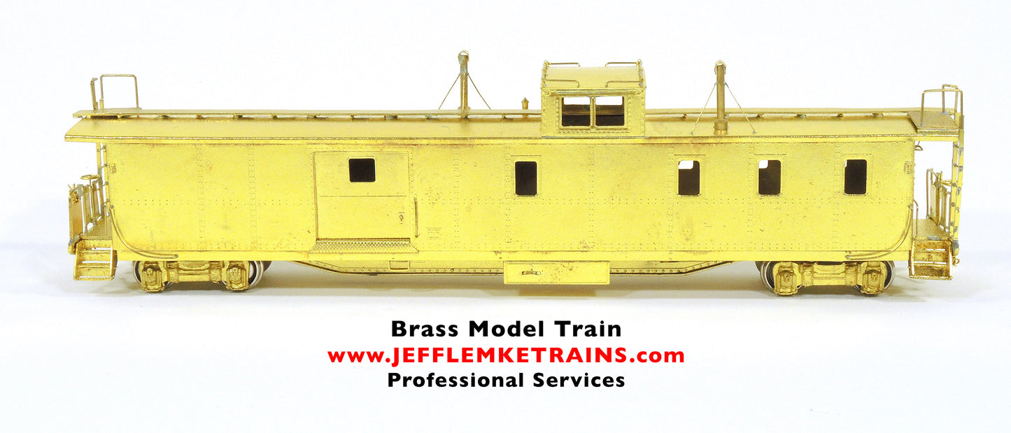 HO Scale Brass Overland Models OMI 1109 Great Northern Railway X-181 Caboose made by Ajin Precision of Korea 1980