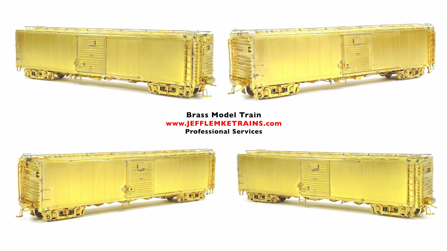 HO Scale Brass Overland Models OMI 3083 Great Northern 50 Foot Steel Passenger Boxcar by Ajin Precision of Korea 1987