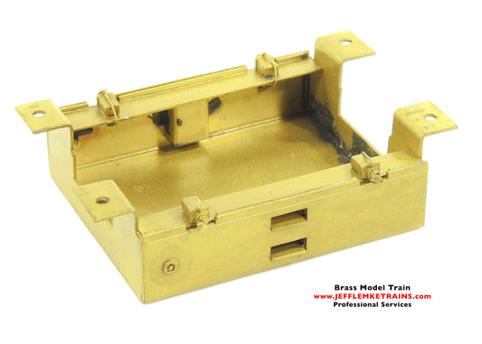 HO Scale Brass Overland Models OMI 1813 GE UM20 Diesel Locomotive Fuel Tanks made by Ajin Precision 1982