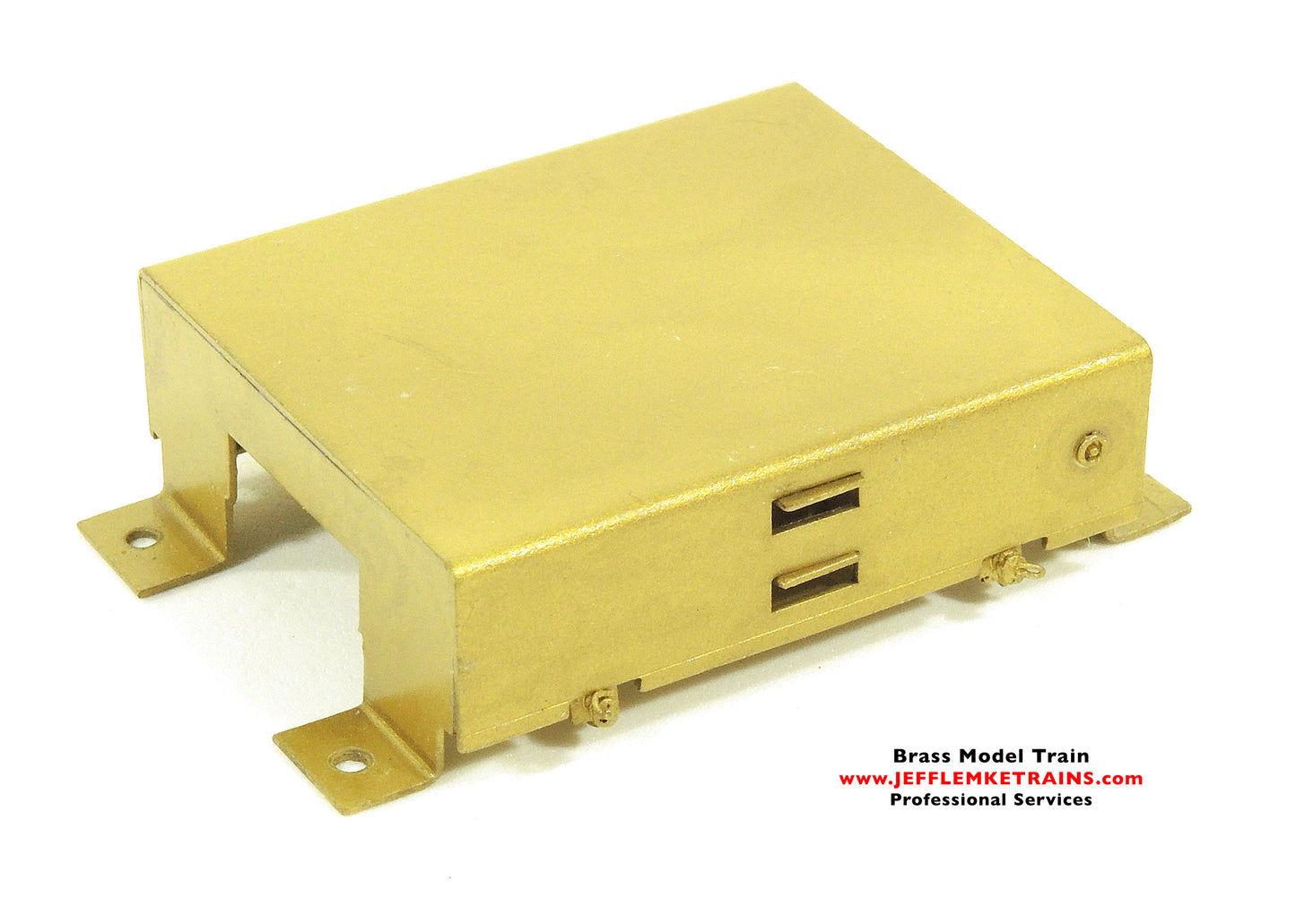 HO Scale Brass Overland Models OMI 1813 GE UM20 Diesel Locomotive Fuel Tanks made by Ajin Precision 1982