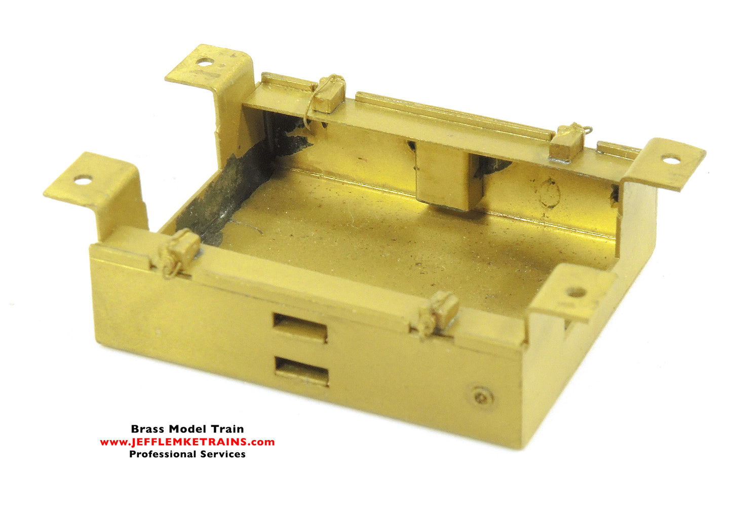 HO Scale Brass Overland Models OMI 1813 GE UM20 Diesel Locomotive Fuel Tanks made by Ajin Precision 1982