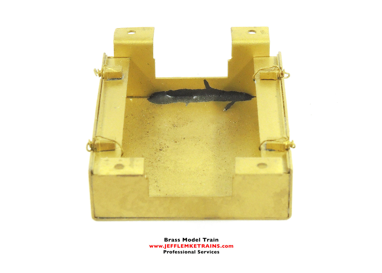 HO Scale Brass Overland Models OMI 1813 GE UM20 Diesel Locomotive Fuel Tanks made by Ajin Precision 1982