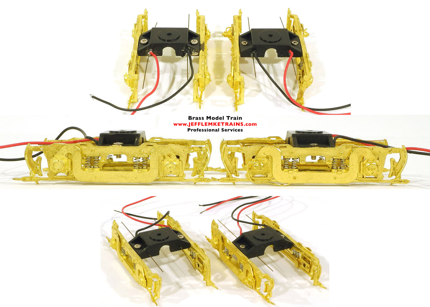 HO Scale Brass Overland Models OMI 2303 Canadian ALCO Lightweight Truck Sideframe Set