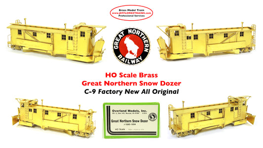 HO Scale Brass Overland Models OMI 1302 Great Northern Snow Dozer X1680-1694 by Ajin Precision of Korea 1981