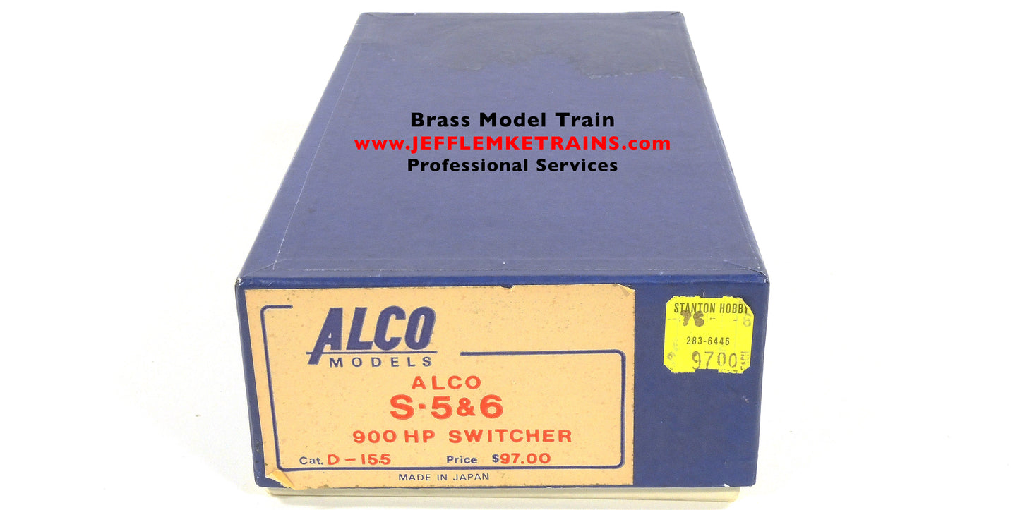 HO Scale Brass ALCO Models ALCO S5 and S6 900 HP Switcher made by KTM of Japan 1976