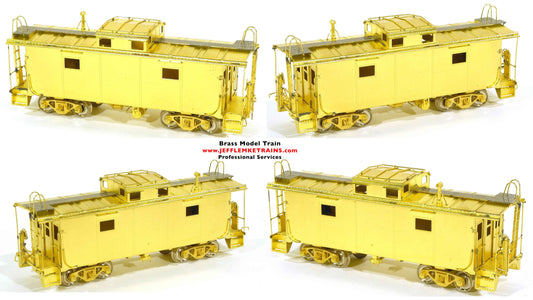 HO Scale Brass Overland Models OMI 1194 New Haven NE-6 Steel Caboose made by Ajin Precision of Korea 1984