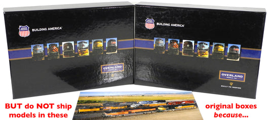 Shipping Brass Model Train Diesel Drives for Repairs to Jeff Lemke Trains, Inc.