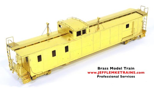 HO Scale Brass Overland Models OMI 1109 Great Northern Railway X-181 Caboose made by Ajin Precision of Korea 1980
