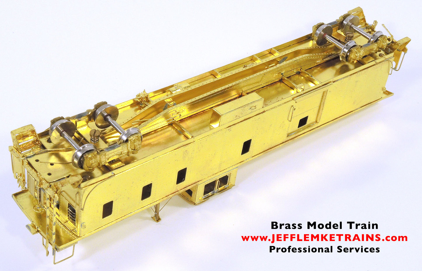 HO Scale Brass Overland Models OMI 1109 Great Northern Railway X-181 Caboose made by Ajin Precision of Korea 1980