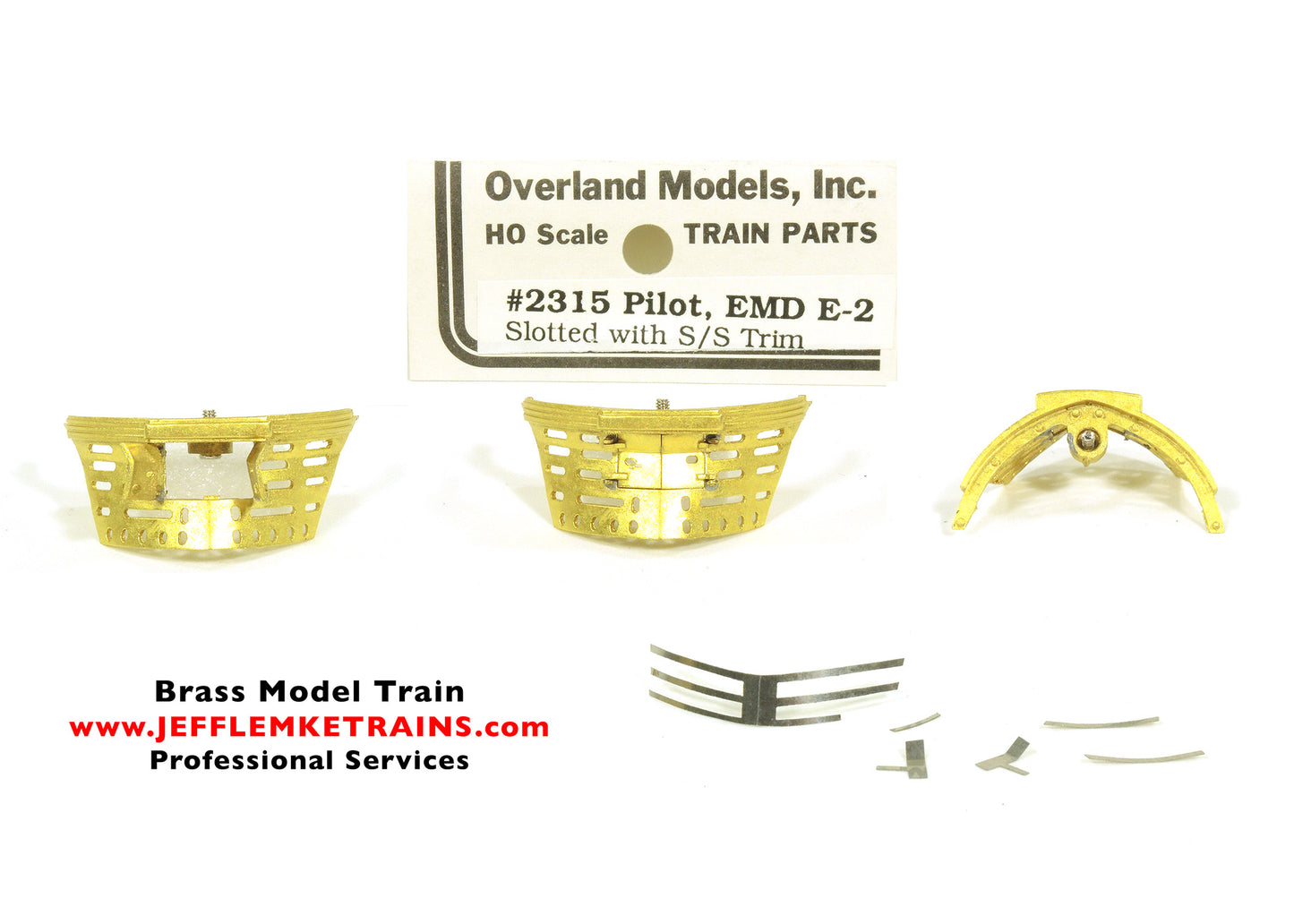 HO Scale Brass Overland Models OMI 2315 Pilot EMD E-2 Slotted with SS Trim