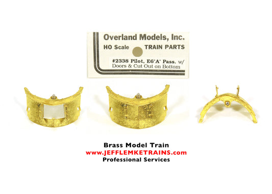 HO Scale Brass Overland Models OMI 2338 Pilot E6A Passenger with Doors and Cut Out on Bottom