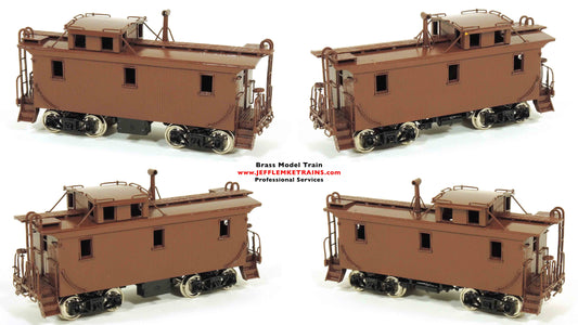 HO Scale Brass PSC 15706-1 DM&IR Railway Missabe Wood Caboose Factory Painted made by D&D Model Company of Korea 1987