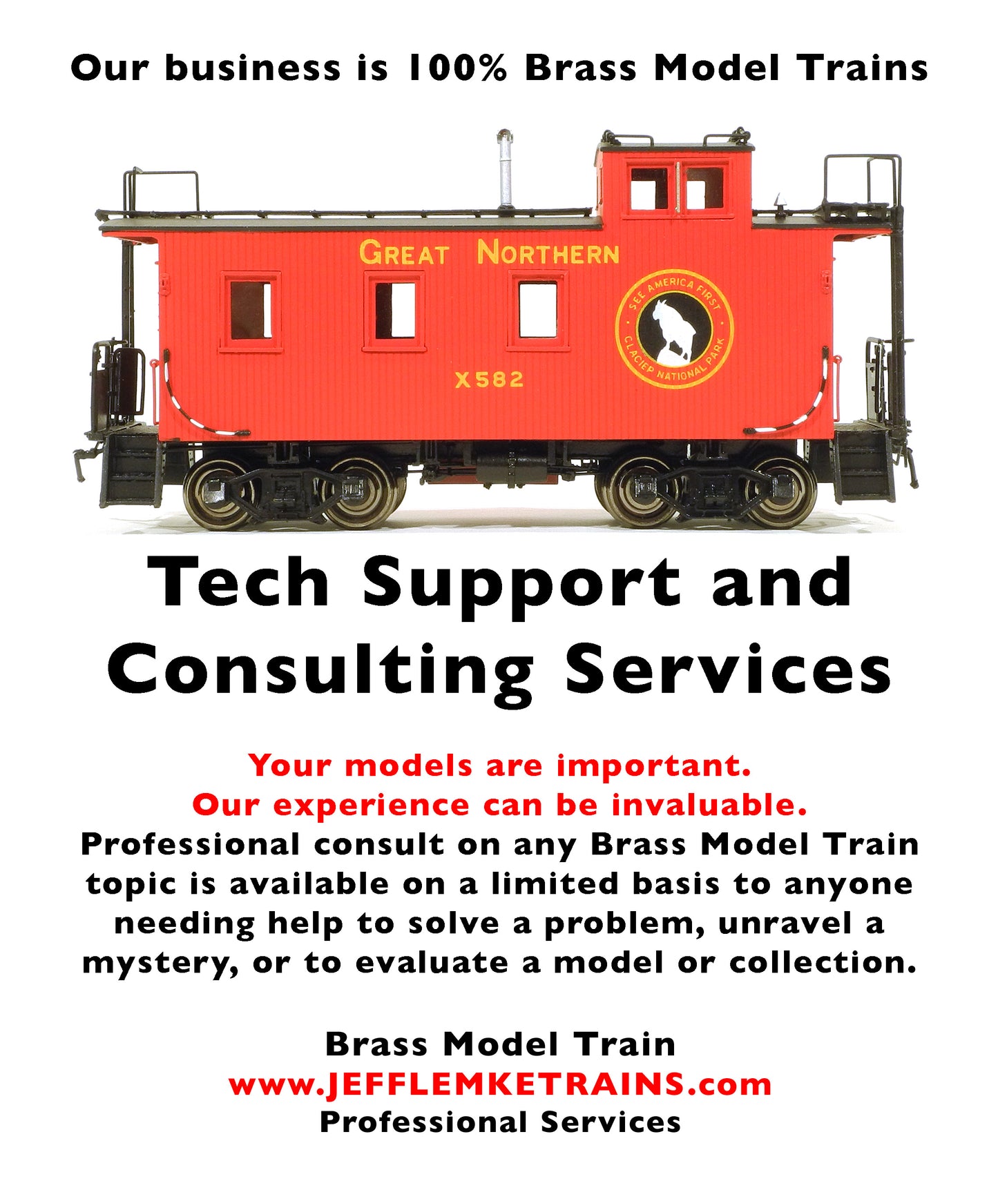 Brass Model Train Tech Support and Consulting by Jeff Lemke Trains, Inc.